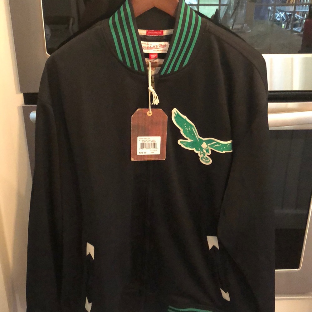 Mitchell & Ness Eagles track Jacket